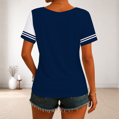 [SUPER SALE] NEW CUSTOMIZED NHL21 WPJ WINNIPEG JETS V-NECK FEMALE SHIRT