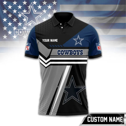SPECIAL EDITION - NEW CUSTOMIZED NFL21 DCB DALLAS COWBOYS POLO SHIRT, ZIP POLO SHIRT & T-SHIRTS