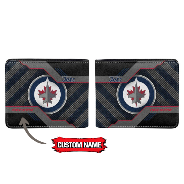 VIRAL EDITION - NEW CUSTOMIZED NHL21 WPJ WINNIPEG JETS LEATHER WALLET