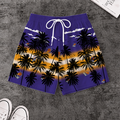 LIMITED EDITION - NEW CUSTOMIZED NBA21 PSU PHOENIX SUNS SHORT PANTS