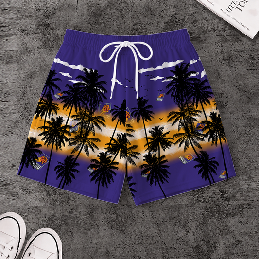 LIMITED EDITION - NEW CUSTOMIZED NBA21 PSU PHOENIX SUNS SHORT PANTS