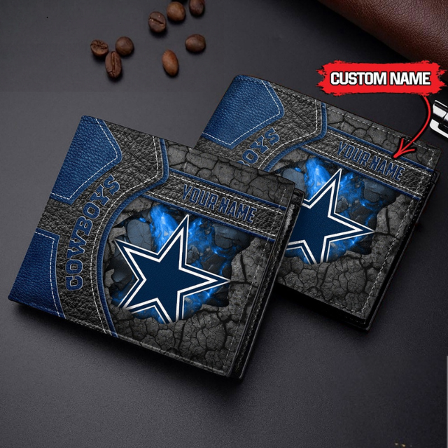 VIRAL SALE - NEW CUSTOMIZED NFL21 DCB DALLAS COWBOYS LEATHER WALLET