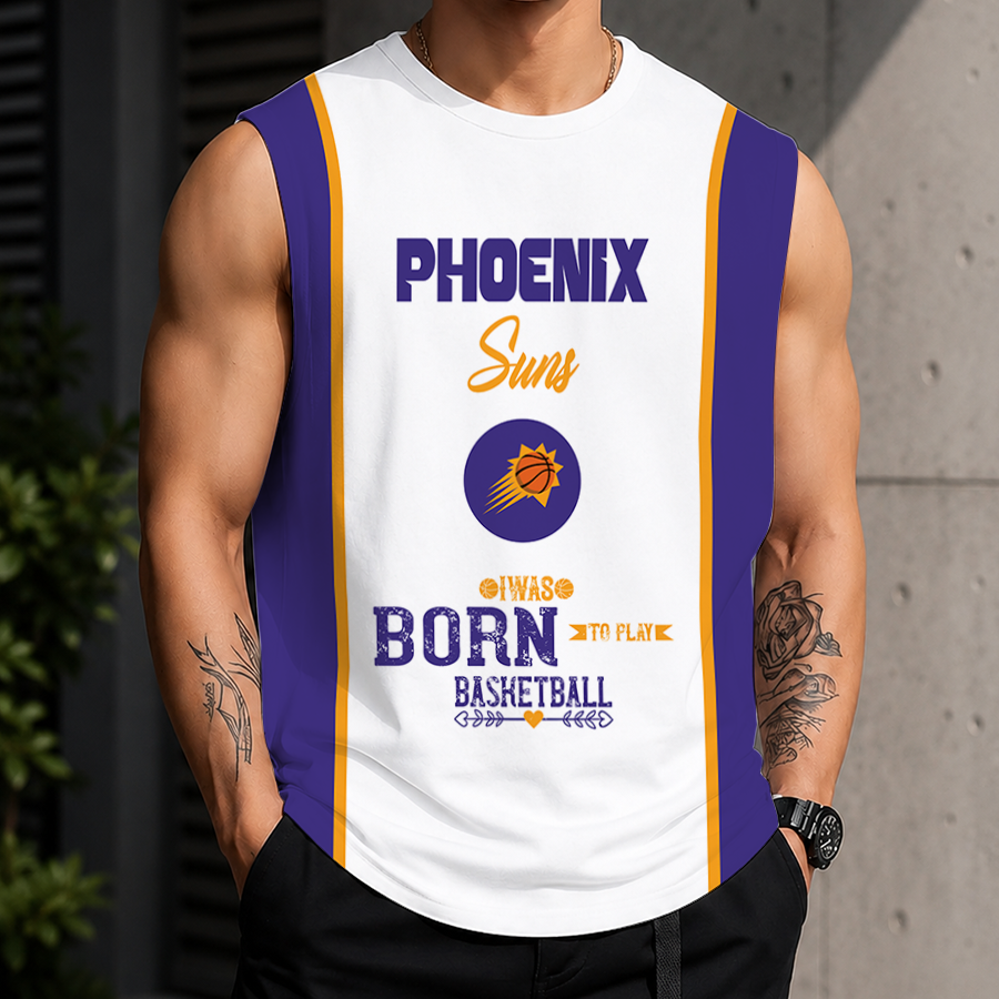 [HOT DEAL] NEW CUSTOMIZED NBA21 PSU PHOENIX SUNS TANK TOP