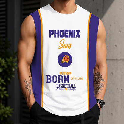 [HOT DEAL] NEW CUSTOMIZED NBA21 PSU PHOENIX SUNS TANK TOP