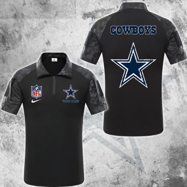 ELITE EDITION - NEW CUSTOMIZED NFL21 DCB DALLAS COWBOYS POLO SHIRT, ZIP POLO SHIRT & T-SHIRTS
