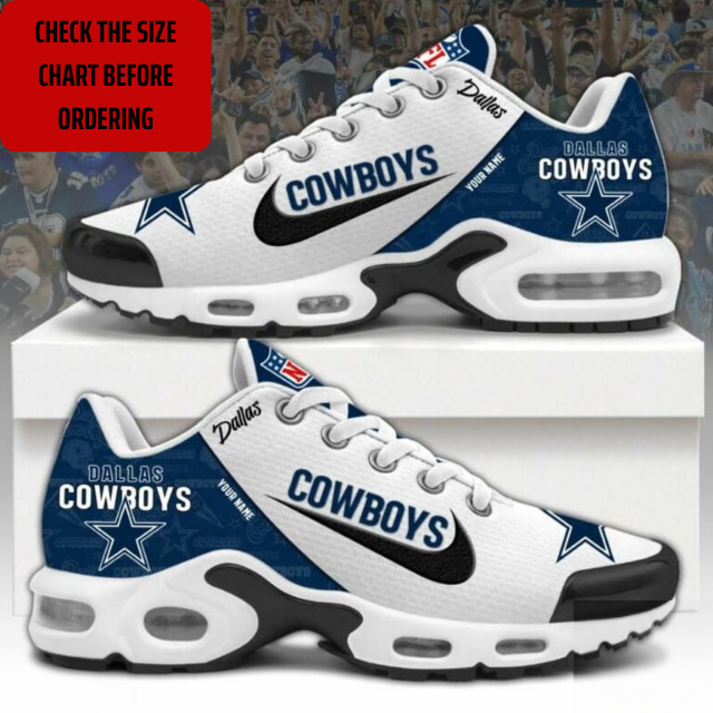 ELITE EDITION - NEW CUSTOMIZED NFL21 DCB DALLAS COWBOYS AIR MAX PLUS SNEAKERS