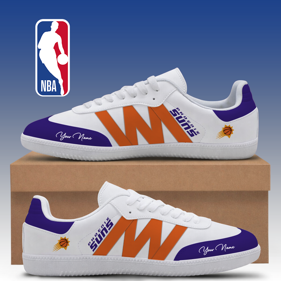 LIMITED EDITION - NEW CUSTOMIZED NBA21 PSU PHOENIX SUNS CLASSIC SNEAKERS