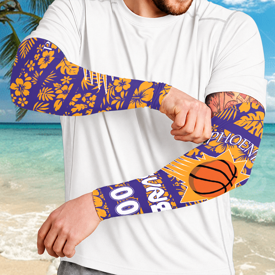 [HOT DEAL] NEW CUSTOMIZED NBA21 PSU PHOENIX SUNS SUN ARM SLEEVES