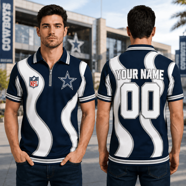 EXCLUSIVE EDITION - NEW CUSTOMIZED NFL21 DCB DALLAS COWBOYS POLO SHIRT, ZIP POLO SHIRT, T-SHIRT, HOODIE, ZIP HOODIE & SWEATSHIRT
