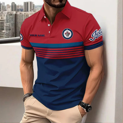 VIRAL EDITION - NEW CUSTOMIZED NHL21 WPJ WINNIPEG JETS POLO SHIRT, ZIP POLO SHIRT & T-SHIRTS