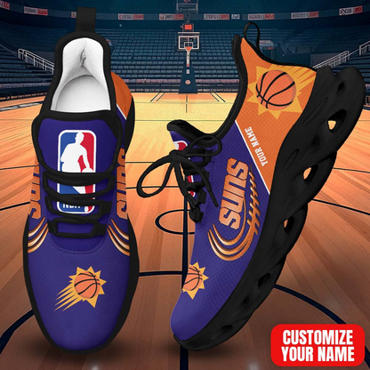 LIMITED EDITION - NEW CUSTOMIZED NBA21 PSU PHOENIX SUNS PREMIUM CLUNKY SNEAKERS