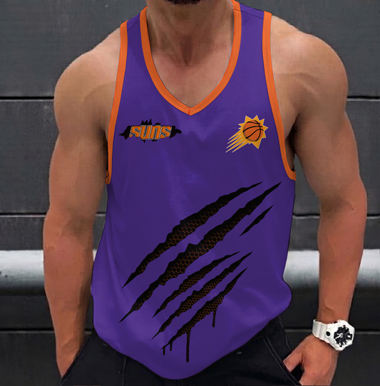 ELITE EDITION - NEW CUSTOMIZED NBA21 PSU PHOENIX SUNS UNISEX TANK TOP
