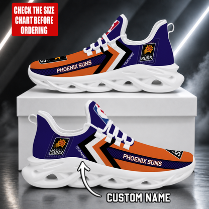 FINAL SALE - NEW CUSTOMIZED NBA21 PSU PHOENIX SUNS MAX SOUL SHOES
