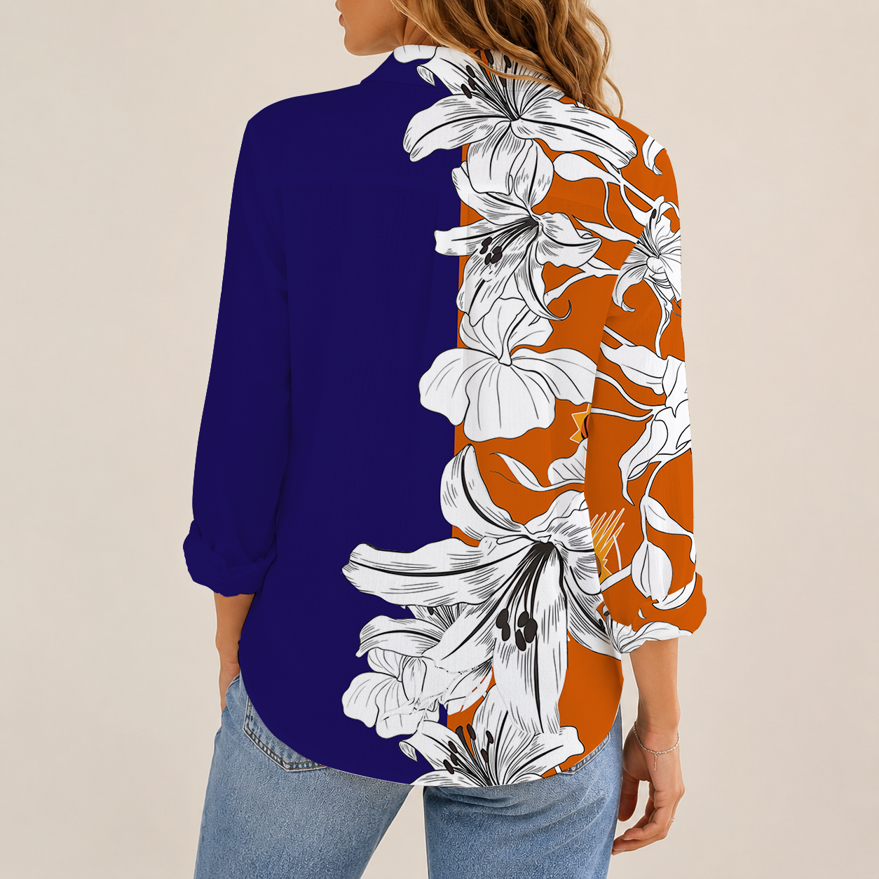 [HOT DEAL] NEW CUSTOMIZED NBA21 PSU PHOENIX SUNS WOMEN CASUAL SHIRT FOR FAN