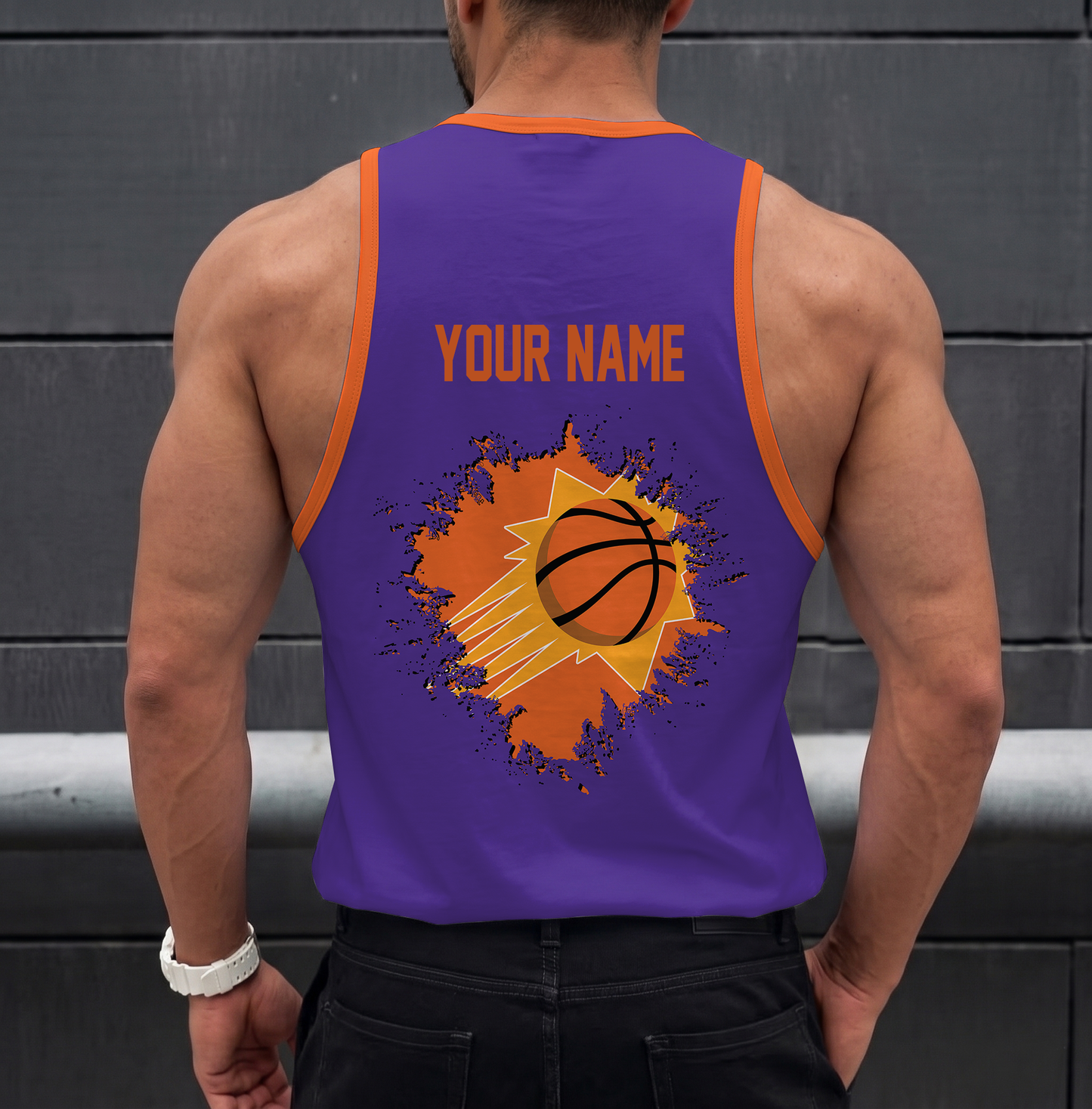ELITE EDITION - NEW CUSTOMIZED NBA21 PSU PHOENIX SUNS UNISEX TANK TOP
