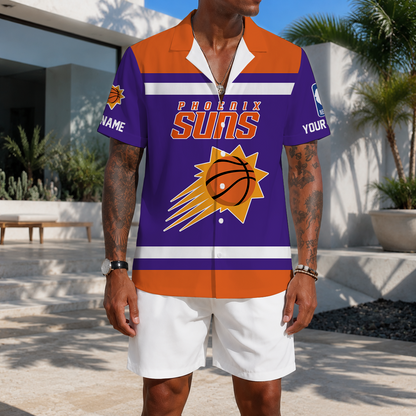 EXCLUSIVE EDITION - NEW CUSTOMIZED NBA21 PSU PHOENIX SUNS UNISEX HAWAIIAN SHIRT