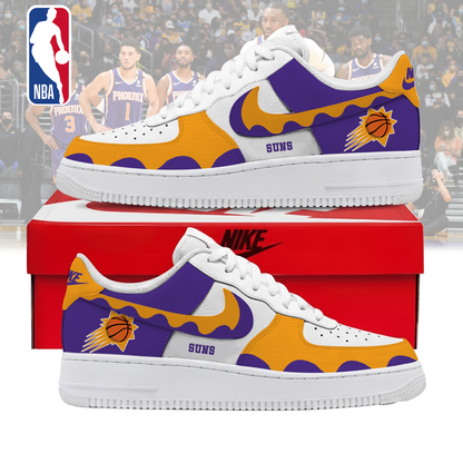 LIMITED EDITION - NEW CUSTOMIZED NBA21 PSU PHOENIX SUNS AF1 SNEAKERS