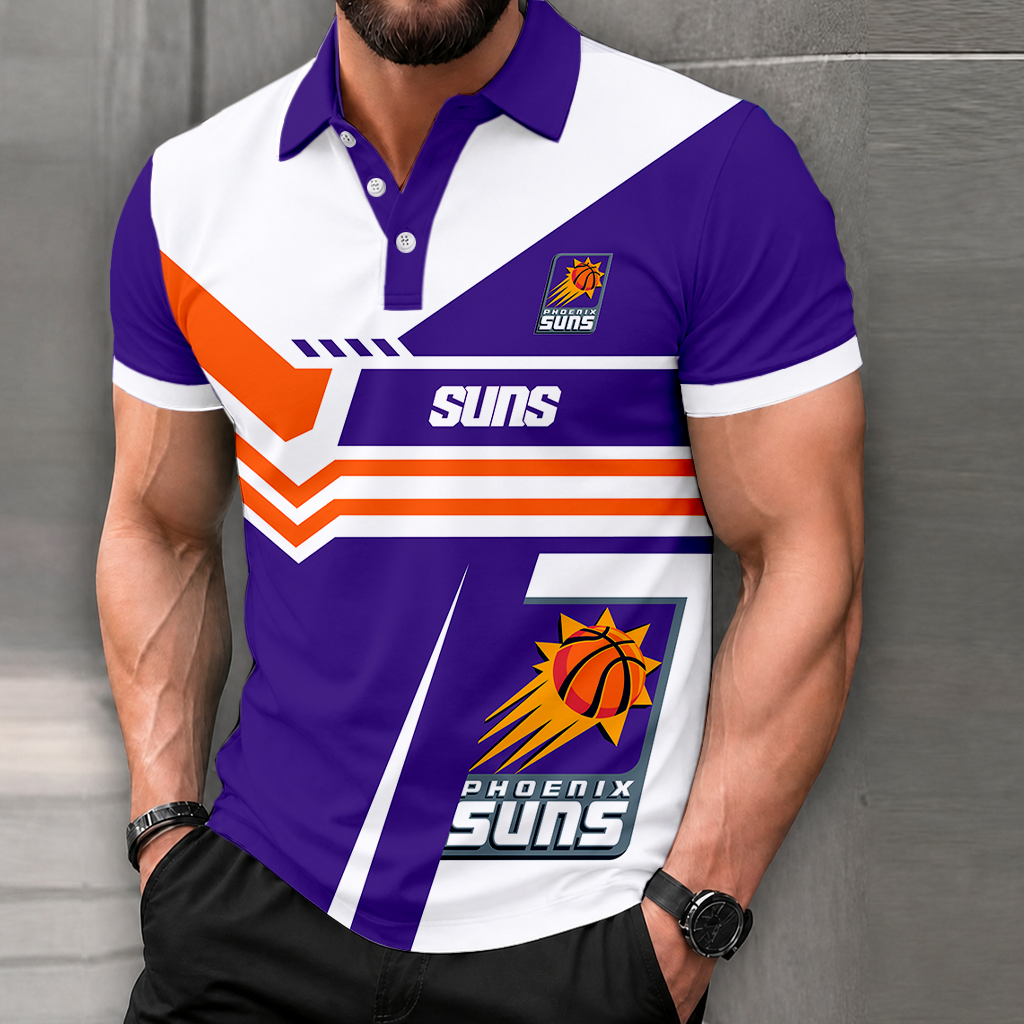 LIMITED EDITION - NEW CUSTOMIZED NBA21 PSU PHOENIX SUNS POLO SHIRT, ZIP POLO SHIRT & T-SHIRTS