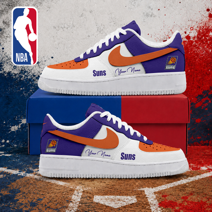MEGA SALE - NEW CUSTOMIZED NBA21 PSU PHOENIX SUNS AF1 SNEAKERS