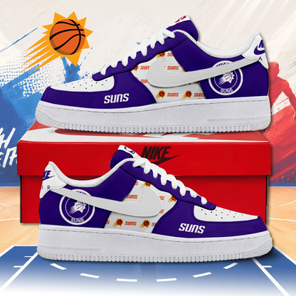 LIMITED EDITION - NEW CUSTOMIZED NBA21 PSU PHOENIX SUNS AF1 SNEAKERS