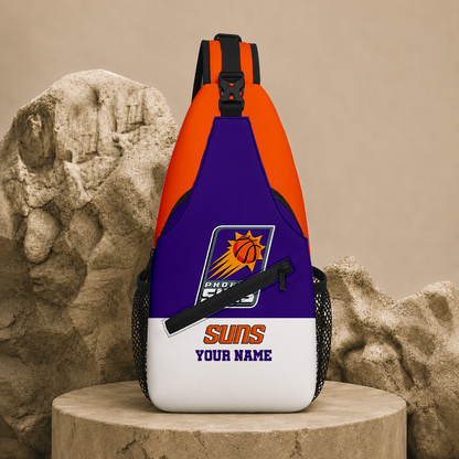 LIMITED EDITION - NEW CUSTOMIZED NBA21 PSU PHOENIX SUNS SLING BAG