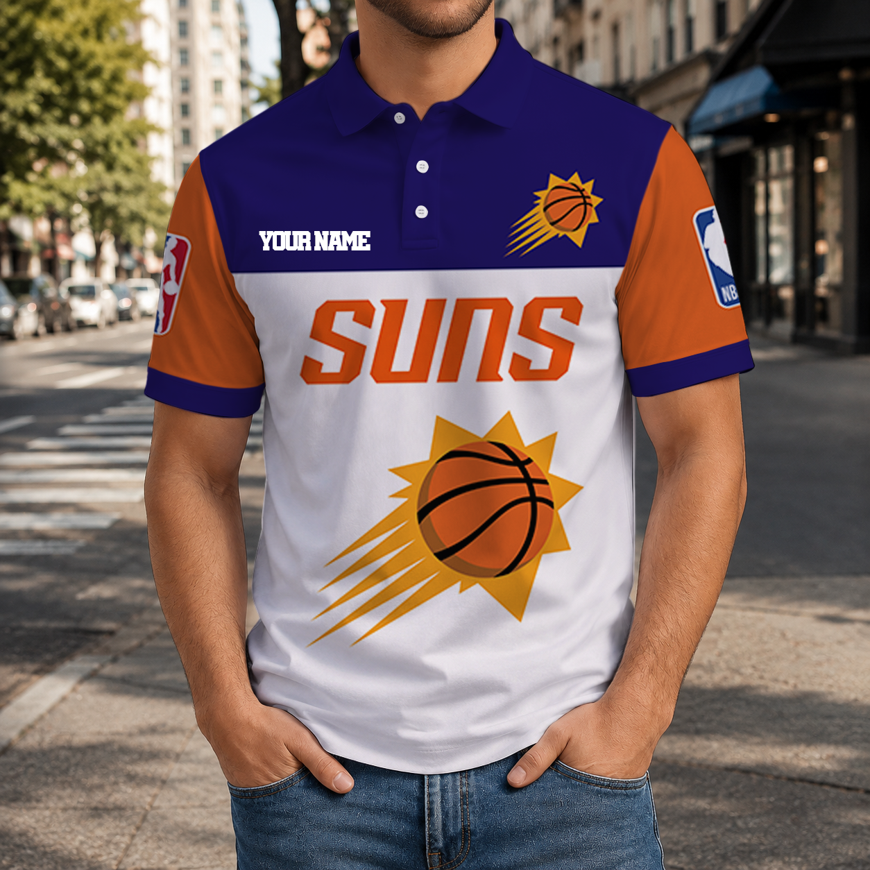 SPECIAL EDITION - NEW CUSTOMIZED NBA21 PSU PHOENIX SUNS T-SHIRT, POLO SHIRT, ZIP POLO SHIRT, SWEATSHIRT, HOODIE & ZIP HOODIE
