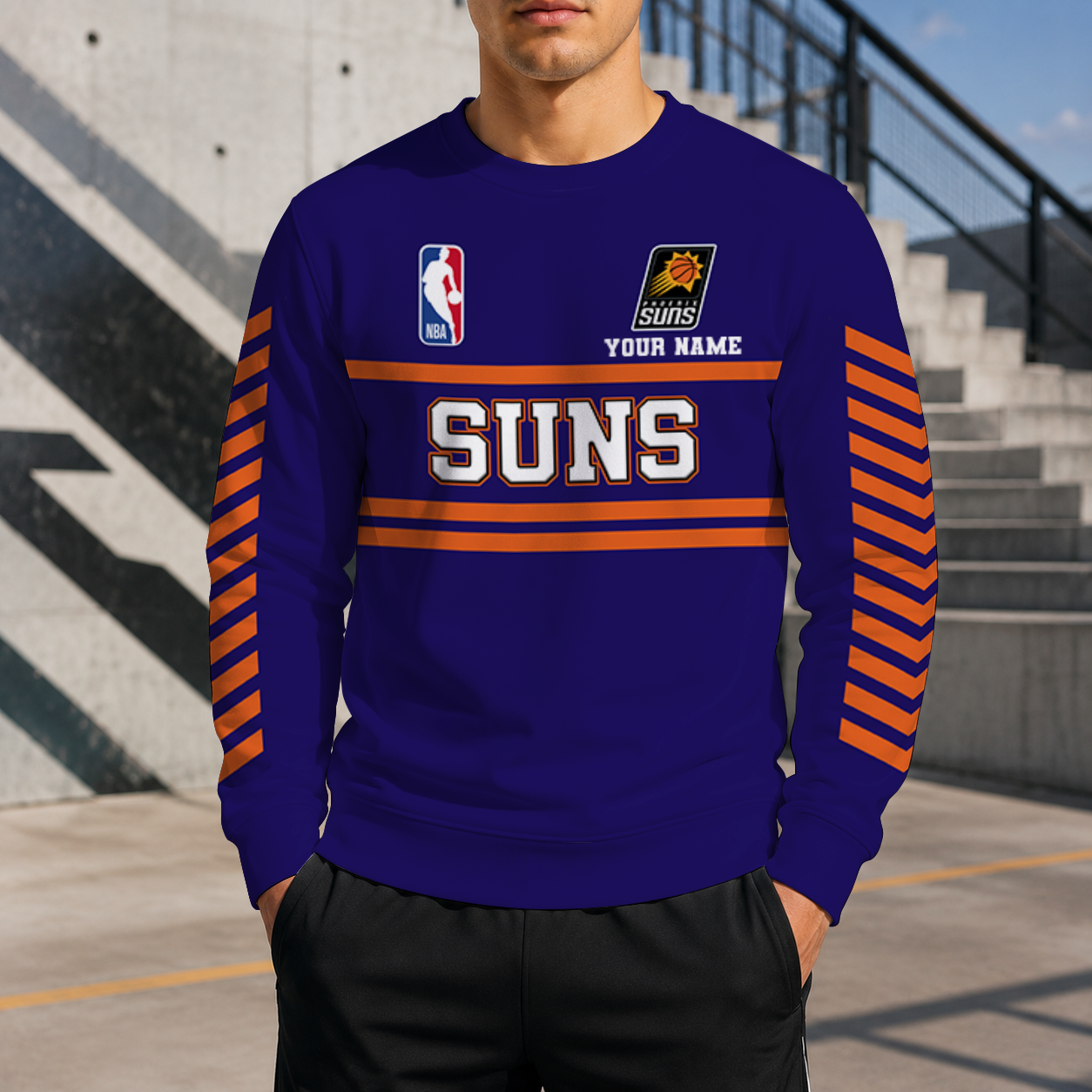 LIMITED EDITION - NEW CUSTOMIZED NBA21 PSU PHOENIX SUNS UNISEX SWEATSHIRT