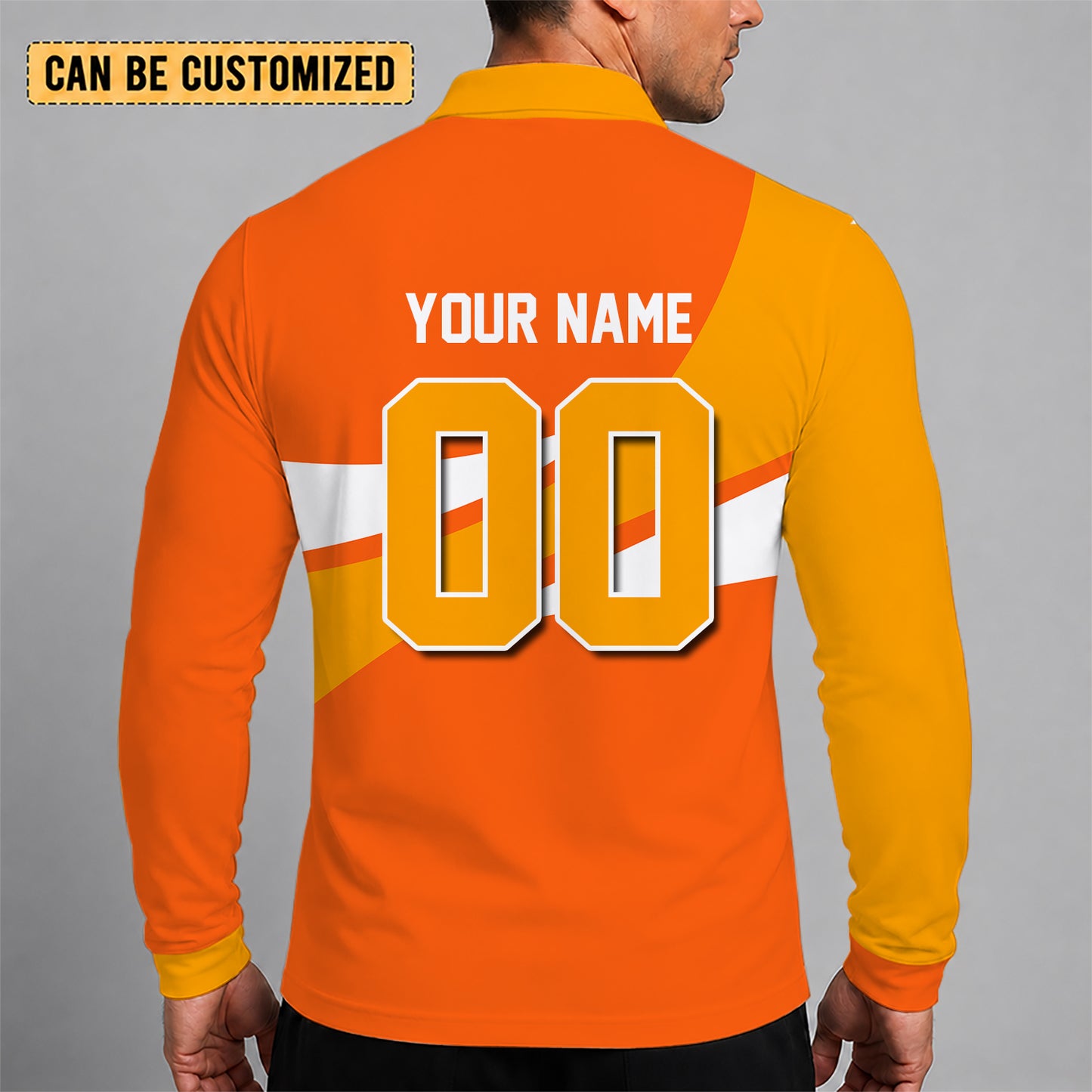 [HOT DEAL] NEW CUSTOMIZED NBA21 PSU PHOENIX SUNS MEN LONG SLEEVE POLO