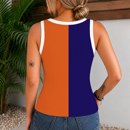 [HOT DEAL] NEW CUSTOMIZED NBA21 PSU PHOENIX SUNS WOMEN'S V-NECK TANK TOP