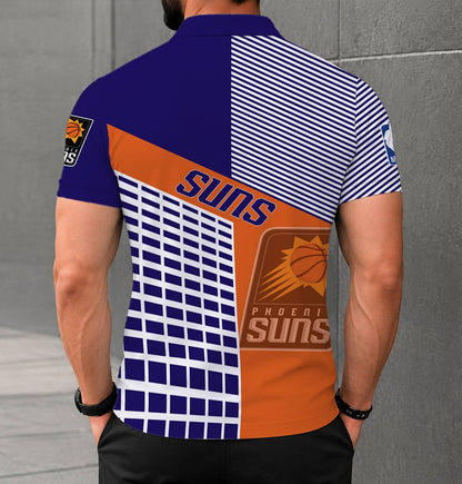 LIMITED EDITION - NEW CUSTOMIZED NBA21 PSU PHOENIX SUNS POLO SHIRT