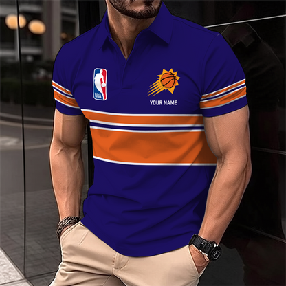 [HOT DEAL] NEW CUSTOMIZED NBA21 PSU PHOENIX SUNS POLO SHIRT