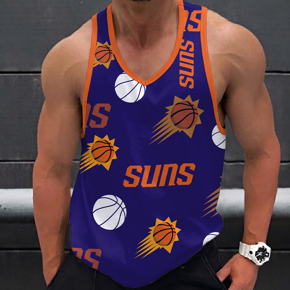 LIMITED EDITION - NEW CUSTOMIZED NBA21 PSU PHOENIX SUNS UNISEX TANK TOP