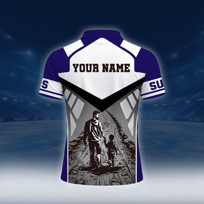 LIMITED EDITION - NEW CUSTOMIZED NBA21 PSU PHOENIX SUNS POLO SHIRT