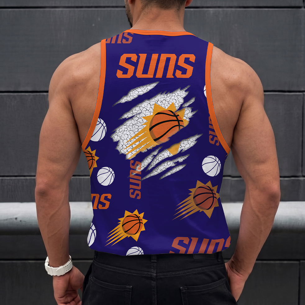 LIMITED EDITION - NEW CUSTOMIZED NBA21 PSU PHOENIX SUNS UNISEX TANK TOP