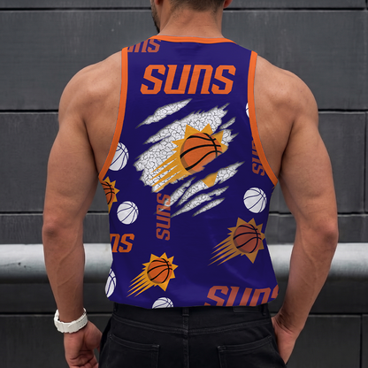 LIMITED EDITION - NEW CUSTOMIZED NBA21 PSU PHOENIX SUNS UNISEX TANK TOP
