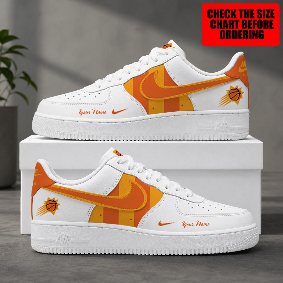 [HOT DEAL] NEW CUSTOMIZED NBA21 PSU PHOENIX SUNS AF1 SHOES