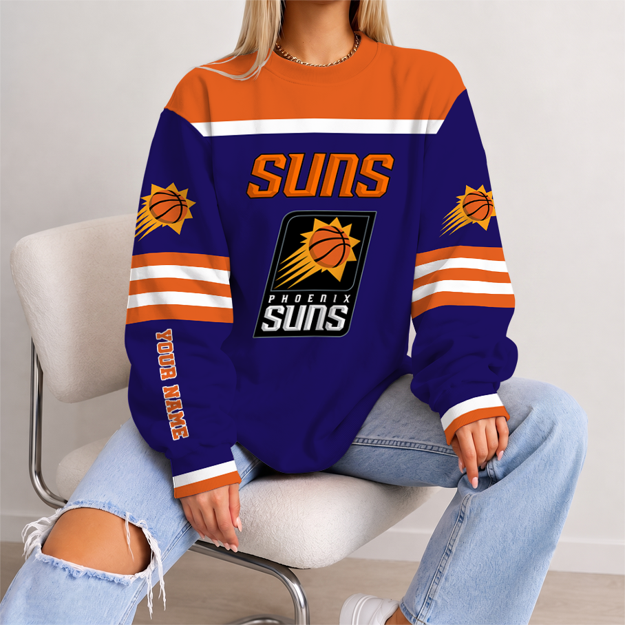 [HOT DEAL] NEW CUSTOMIZED NBA21 PSU PHOENIX SUNS UNISEX SWEATSHIRT
