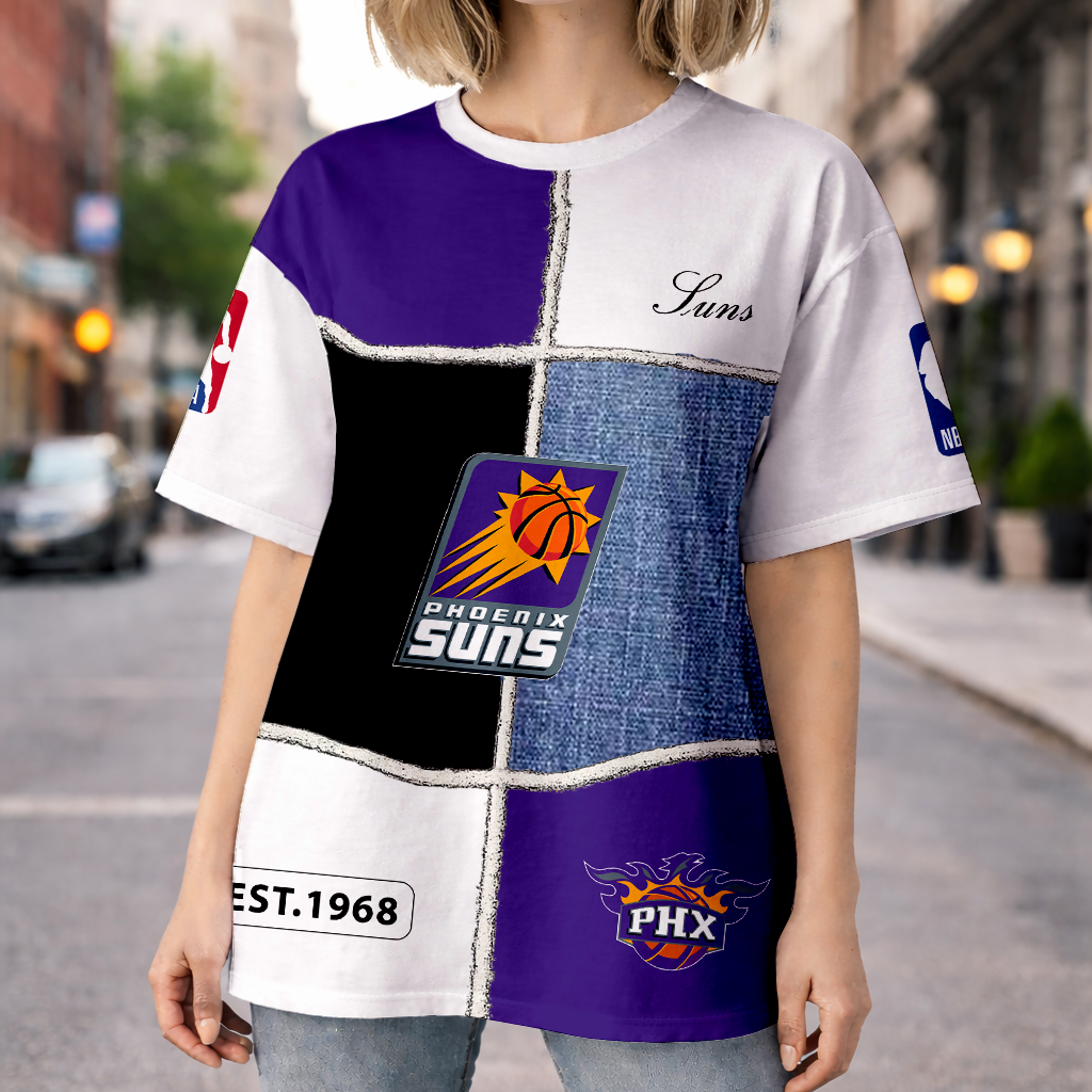 LIMITED EDITION - NEW CUSTOMIZED NBA21 PSU PHOENIX SUNS UNISEX T-SHIRT, POLO, HOODIE & JACKETS