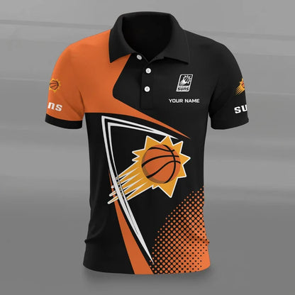 [HOT DEAL] NEW CUSTOMIZED NBA21 PSU PHOENIX SUNS POLO SHIRT