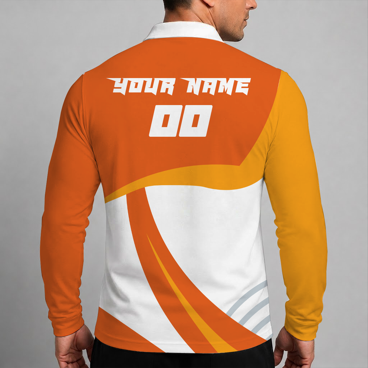 [HOT DEAL] NEW CUSTOMIZED NBA21 PSU PHOENIX SUNS MEN LONG SLEEVE POLO