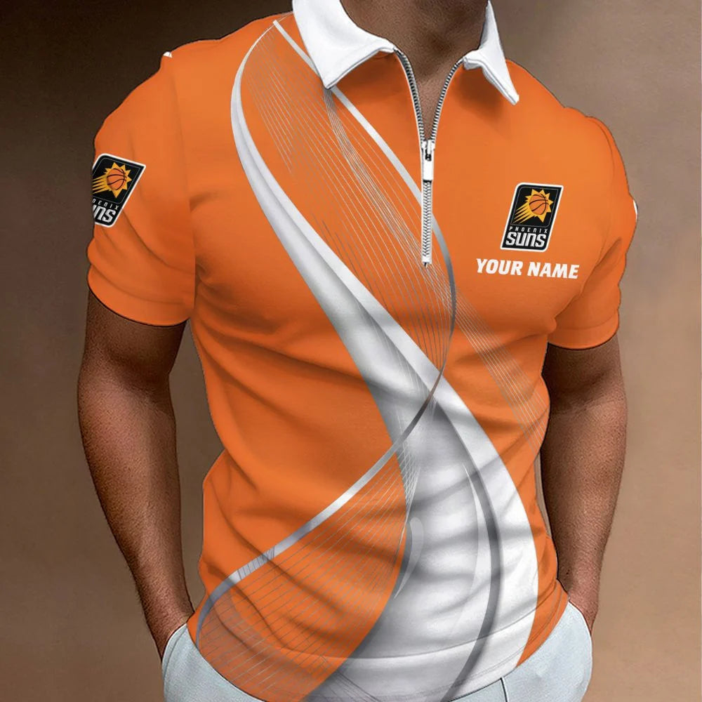 LIMITED EDITION - NEW CUSTOMIZED NBA21 PSU PHOENIX SUNS POLO SHIRT, ZIP POLO SHIRT & T-SHIRTS