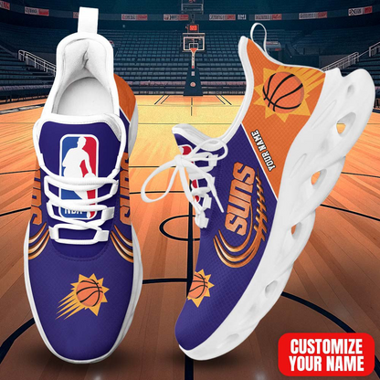 LIMITED EDITION - NEW CUSTOMIZED NBA21 PSU PHOENIX SUNS PREMIUM CLUNKY SNEAKERS