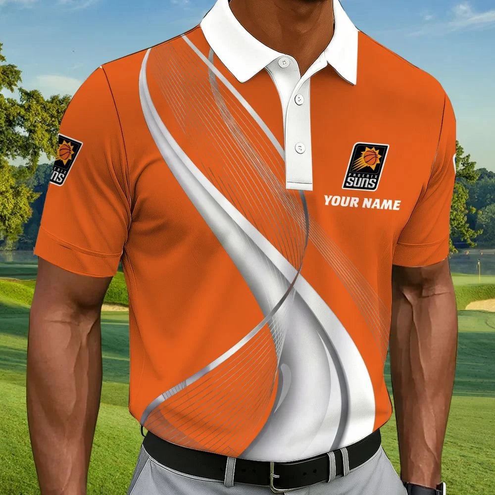 LIMITED EDITION - NEW CUSTOMIZED NBA21 PSU PHOENIX SUNS POLO SHIRT, ZIP POLO SHIRT & T-SHIRTS