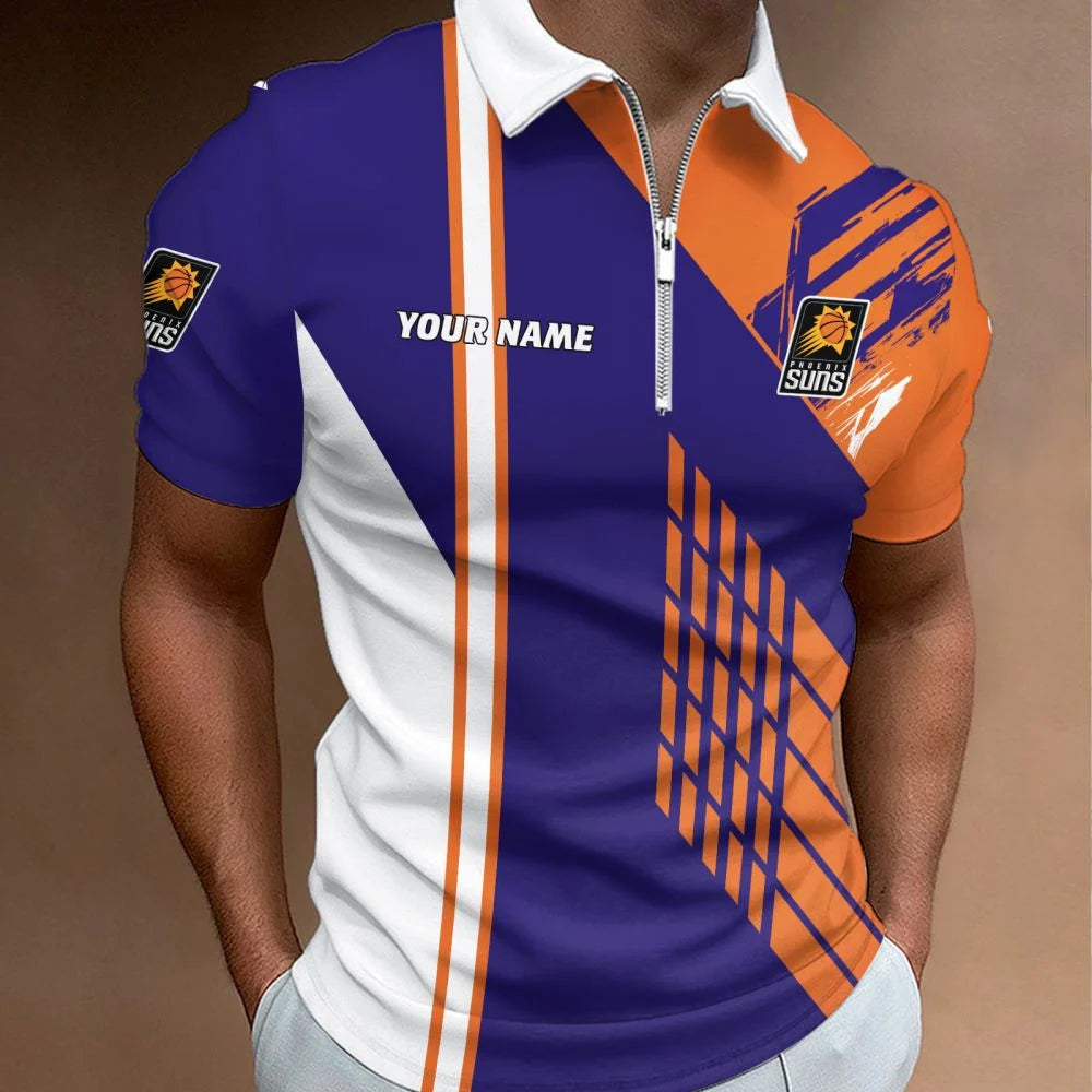 LIMITED EDITION - NEW CUSTOMIZED NBA21 PSU PHOENIX SUNS POLO SHIRT, ZIP POLO SHIRT & T-SHIRTS