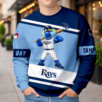 LIMITED EDITION - NEW CUSTOMIZED MLB21 TBR TAMPA BAY RAYS UNISEX T-SHIRT, HOODIE & JACKETS