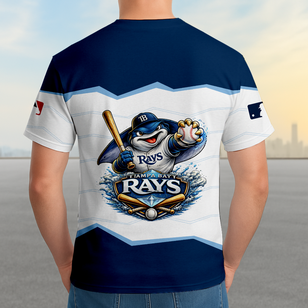 LIMITED EDITION - NEW CUSTOMIZED MLB21 TBR TAMPA BAY RAYS UNISEX T-SHIRT, SWEASHIRTS, HOODIE & JACKETS