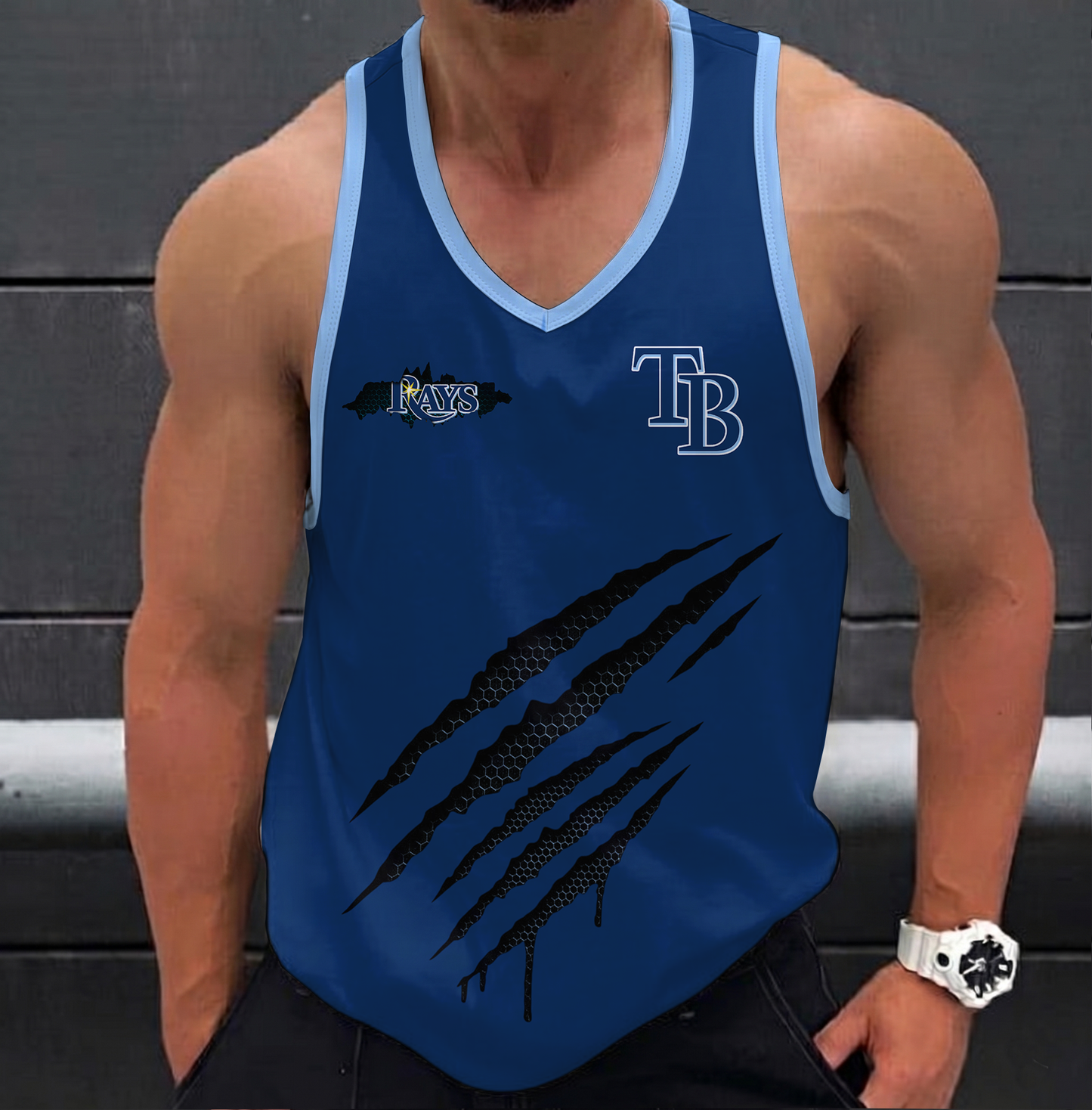 VIRAL EDITION - NEW CUSTOMIZED MLB21 TAMPA BAY RAYS UNISEX TANK TOP
