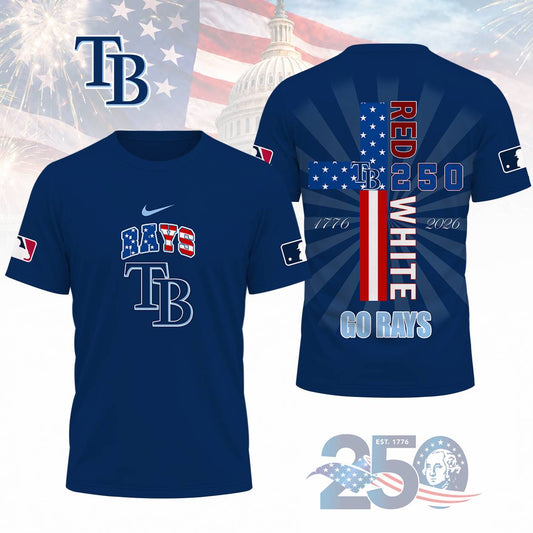 LIMITED EDITION - NEW CUSTOMIZED MLB21 TBR TAMPA BAY RAYS T-SHIRT, POLO SHIRT, ZIP POLO SHIRT, SWEATSHIRT, HOODIE & ZIP HOODIE