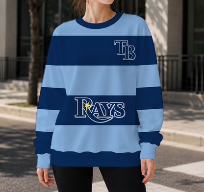 LIMITED EDITION - NEW CUSTOMIZED MLB21 TBR TAMPA BAY RAYS UNISEX SWEATSHIRT