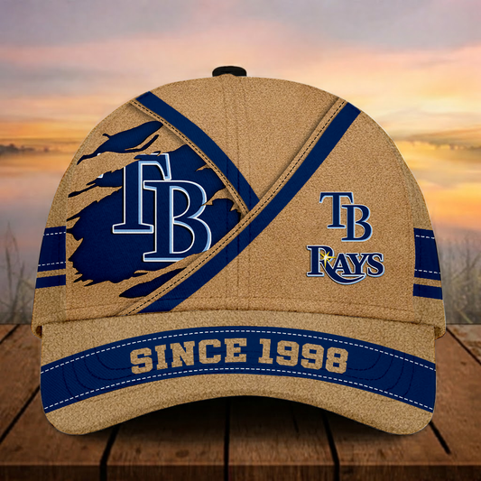 LIMITED EDITION - NEW CUSTOMIZED MLB21 TBR TAMPA BAY RAYS CLASSIC CAP